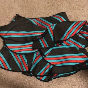 Cynthia Rowley Silk Ruffle Skirt